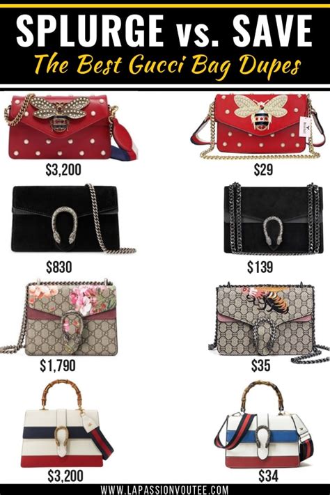 gucci bag dupes|knock off gucci crossbody bags.